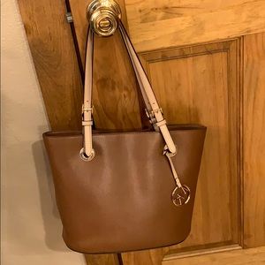 Michael Kors brown leather purse